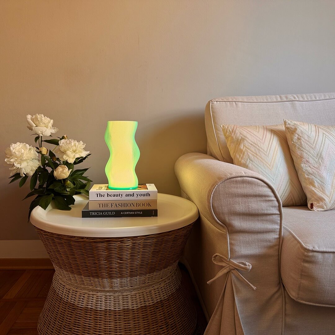 Lampada Fluida Verde Acqua