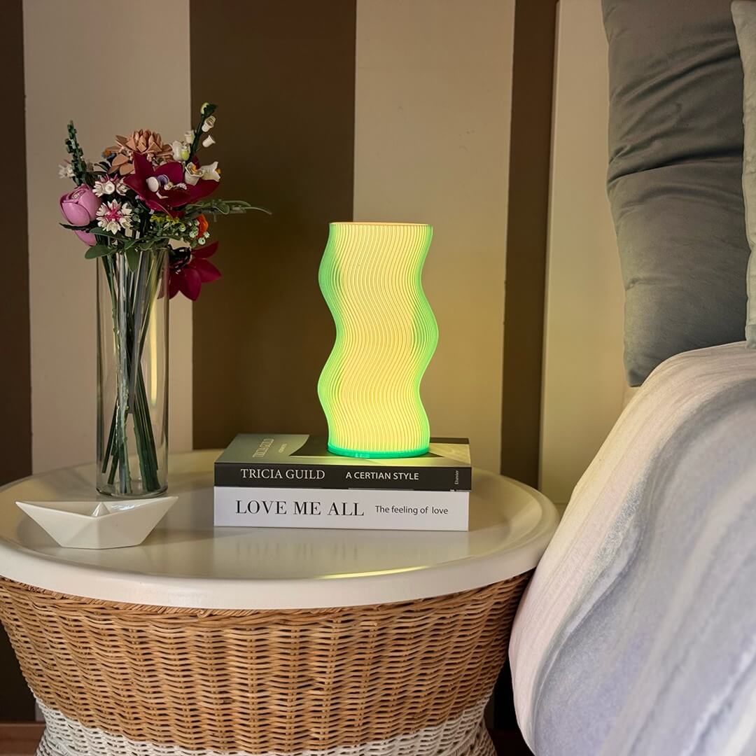 Lampada Fluida Verde Acqua