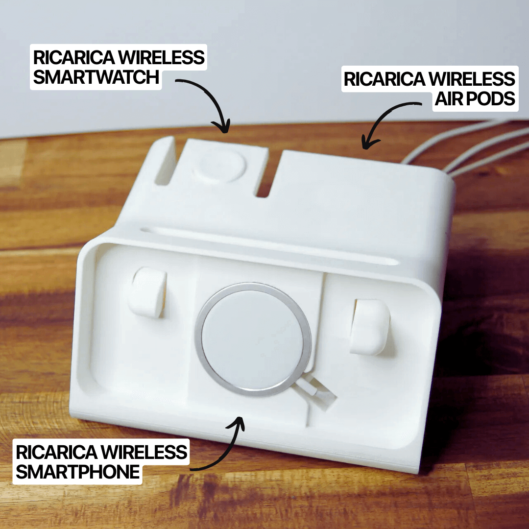 Stazione di Ricarica Wireless Completa Apple